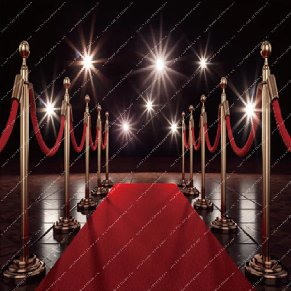 Red Carpet Premiere - Pillow Cover Backdrop Backdrops