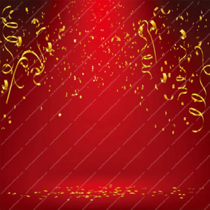 Red Gala Flourish – Pillow Cover Backdrop