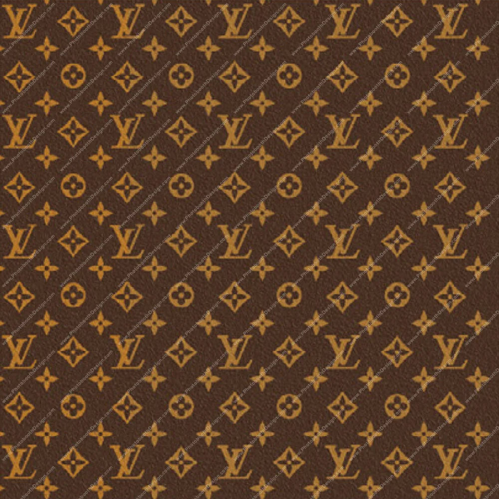 Regal Fleur - De - Lis Louis Vuitton Inspired - Pillow Cover Backdrop