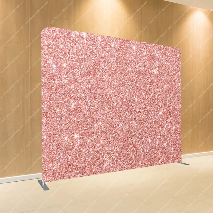 Rose Gold Glitter – Pillow Cover Backdrop