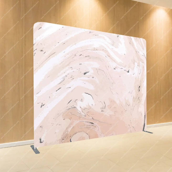 Rose Quartz Marble Swirl – Pillow Cover Backdrop