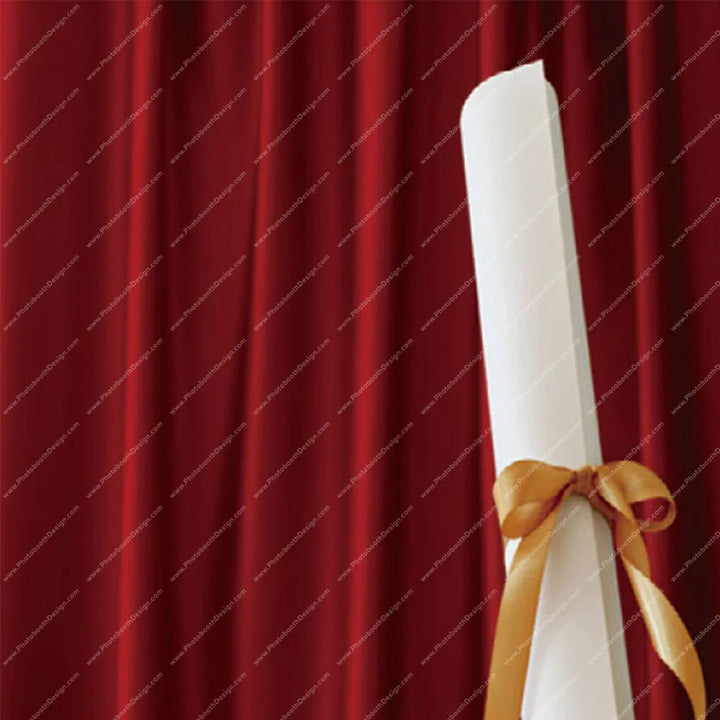 Scarlet Stage Curtain – Pillow Cover Backdrop