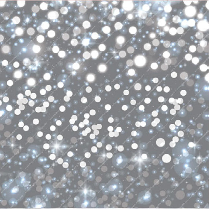 Silver Bokeh Glow – Pillow Cover Backdrop