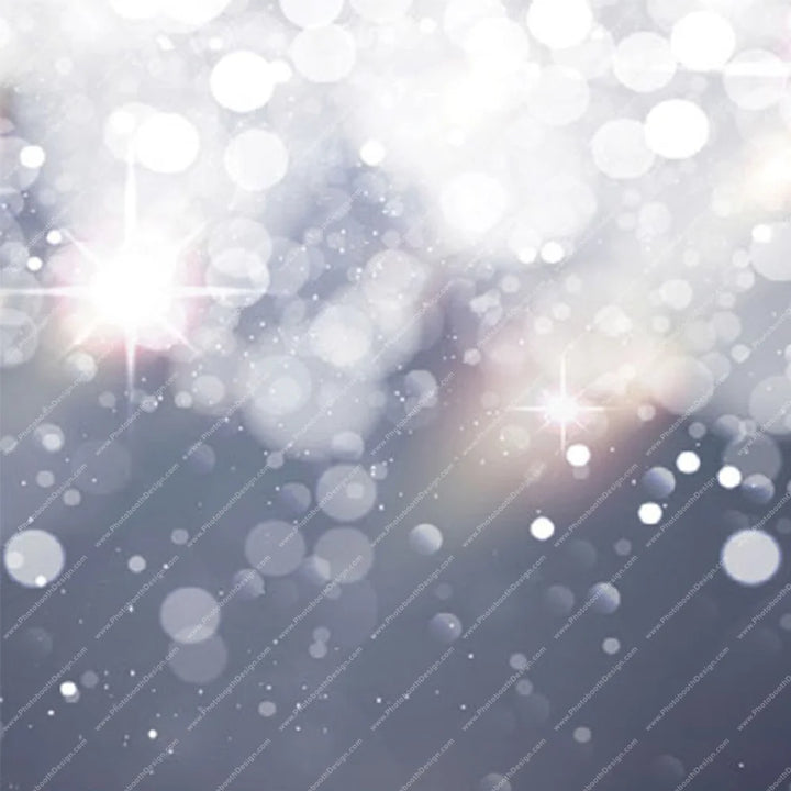 Silver Frost Bokeh – Pillow Cover Backdrop
