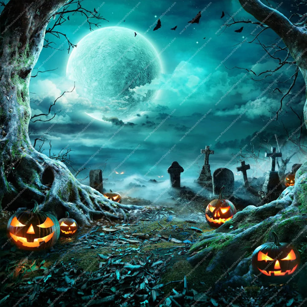 Spooky Night - Pillow Cover Backdrop Backdrops