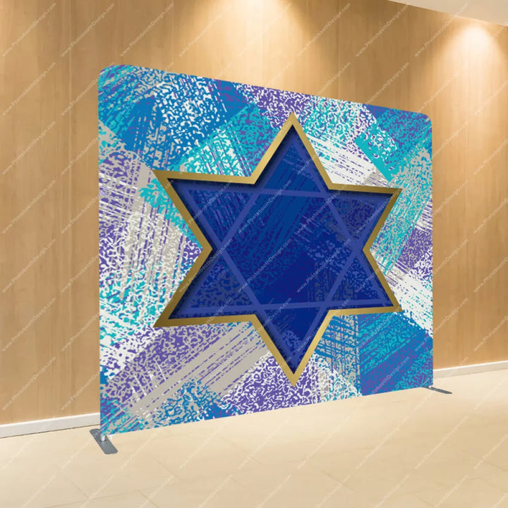 Star Of David Grundge - Pillow Cover Backdrop Backdrops