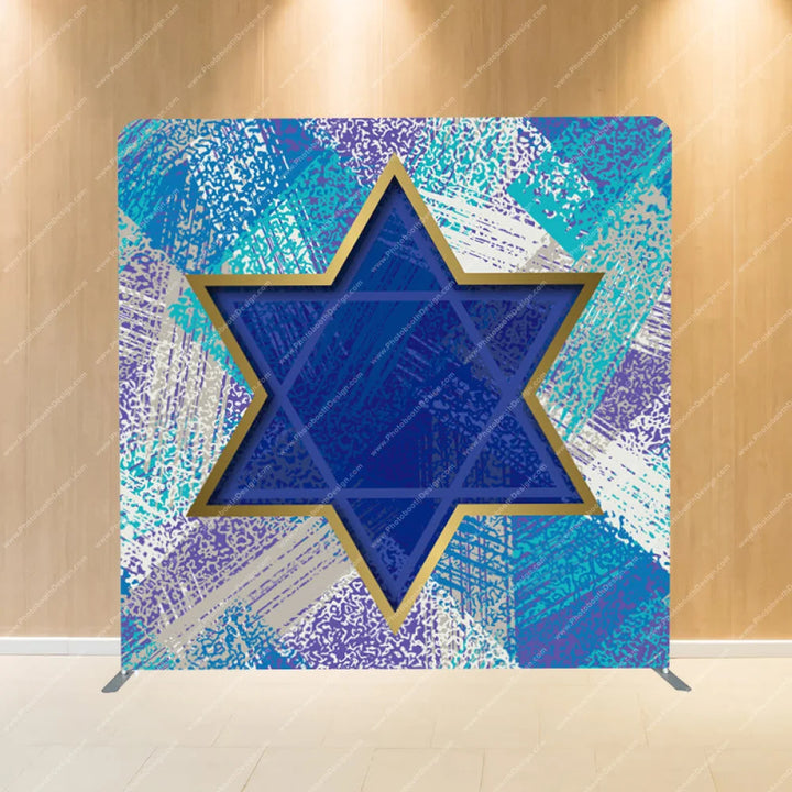 Star Of David Grundge - Pillow Cover Backdrop Backdrops