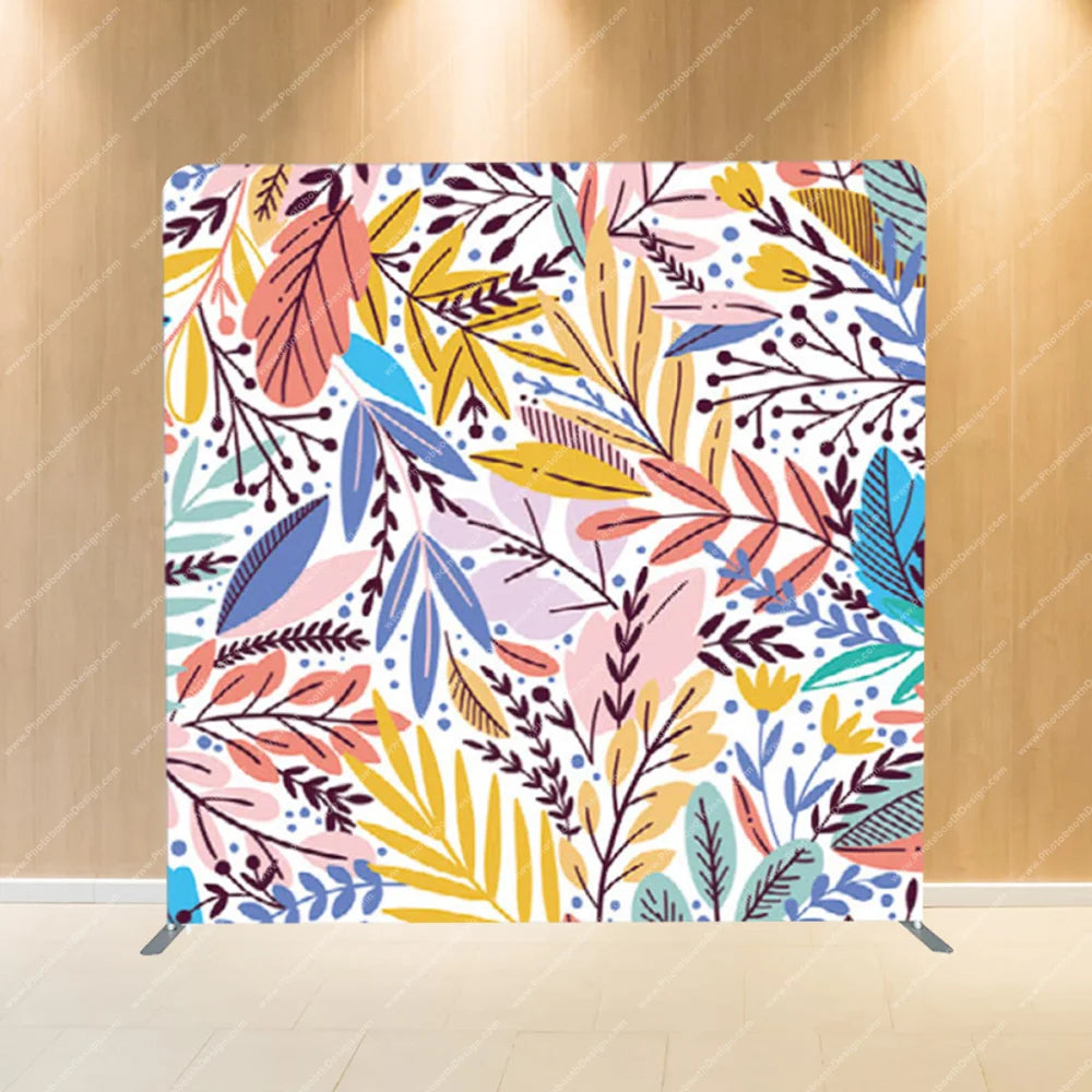 Tropic Leaves Palette – Pillow Cover Backdrop