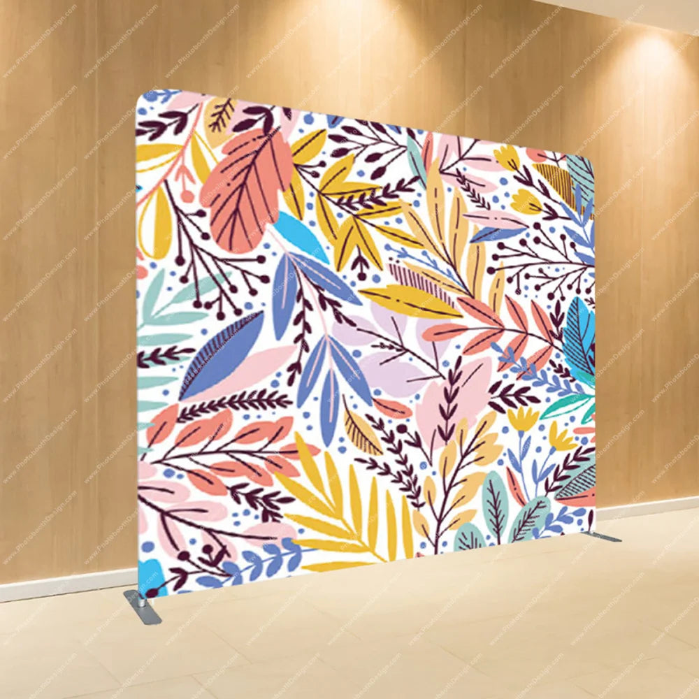 Tropic Leaves Palette – Pillow Cover Backdrop