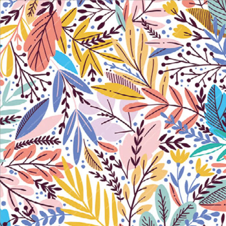 Tropical Brush Leaves – Pillow Cover Backdrop