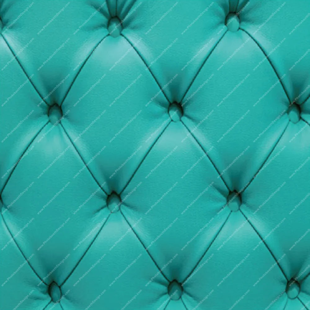 Turquoise Tuft - Pillow Cover Backdrop Backdrops