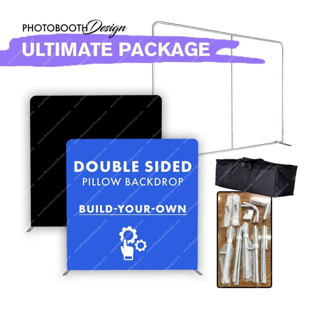 Ultimate Pillow Backdrop Strartup Package Stands & Frames