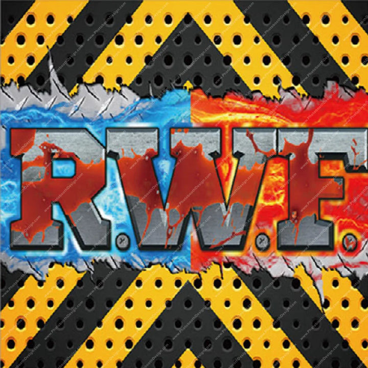 Urban Graffiti Hazard – Pillow Cover Backdrop