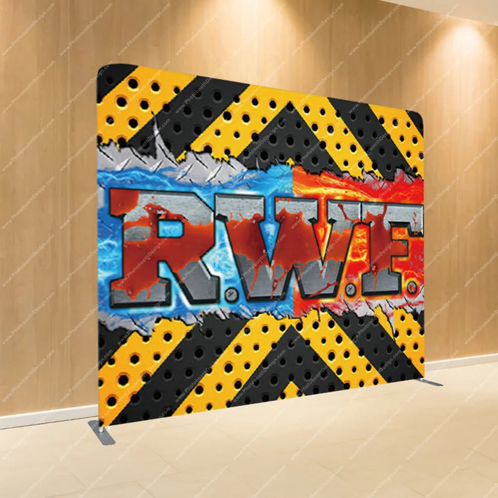 Urban Graffiti Hazard – Pillow Cover Backdrop