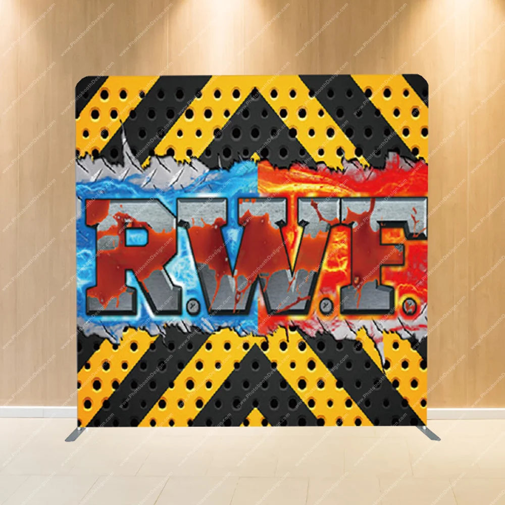 Urban Graffiti Hazard – Pillow Cover Backdrop