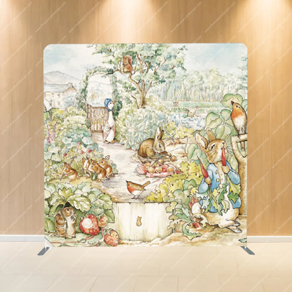 Vintage Storybook Garden – Pillow Cover Backdrop