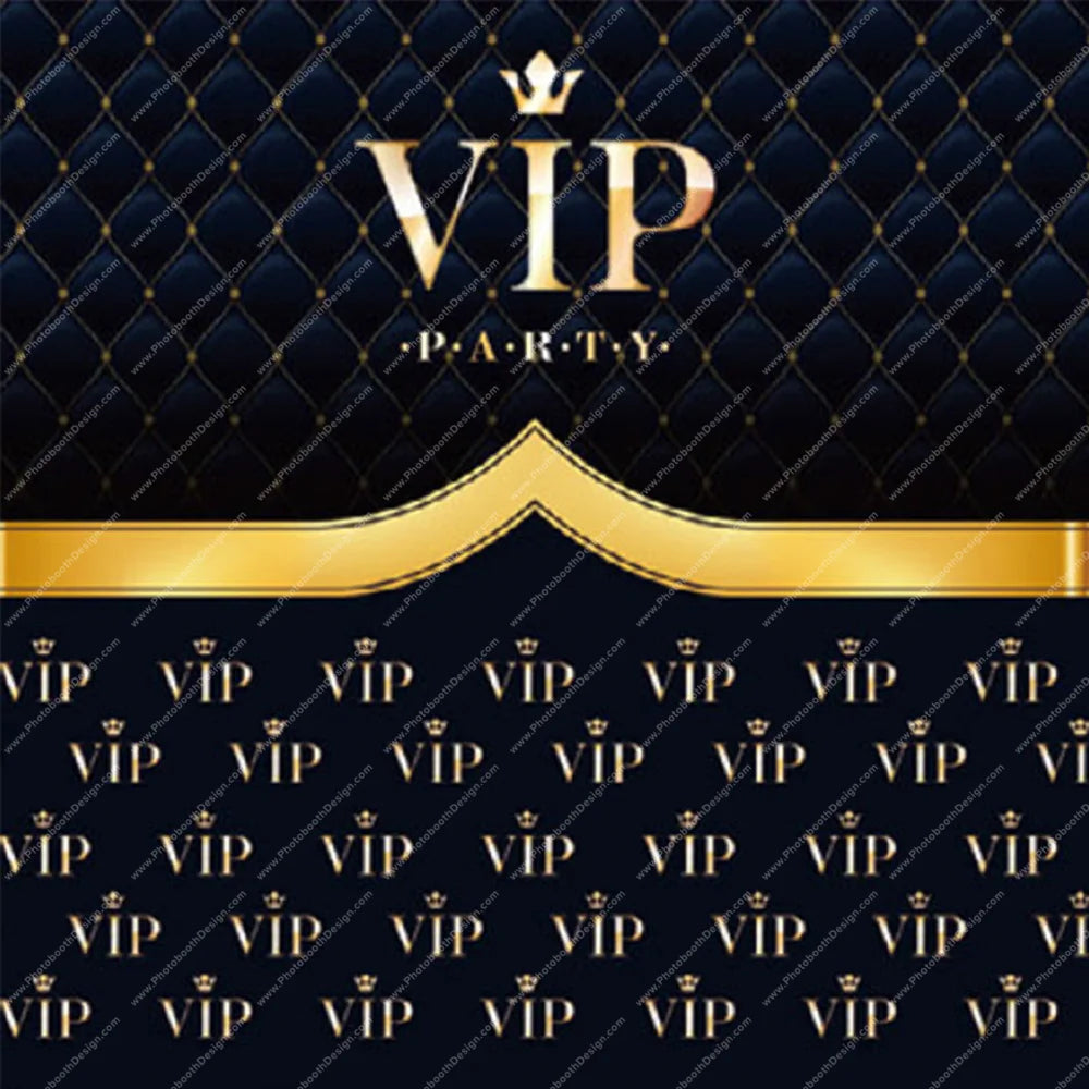 VIP Gold Badge – Pillow Cover Backdrop