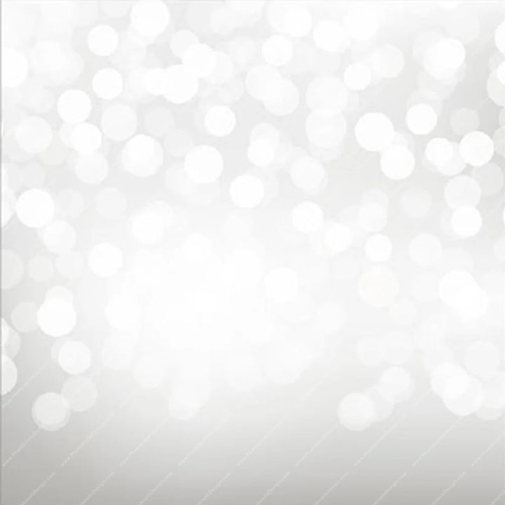 White Dreamy Bokeh Glow - Pillow Cover Backdrop