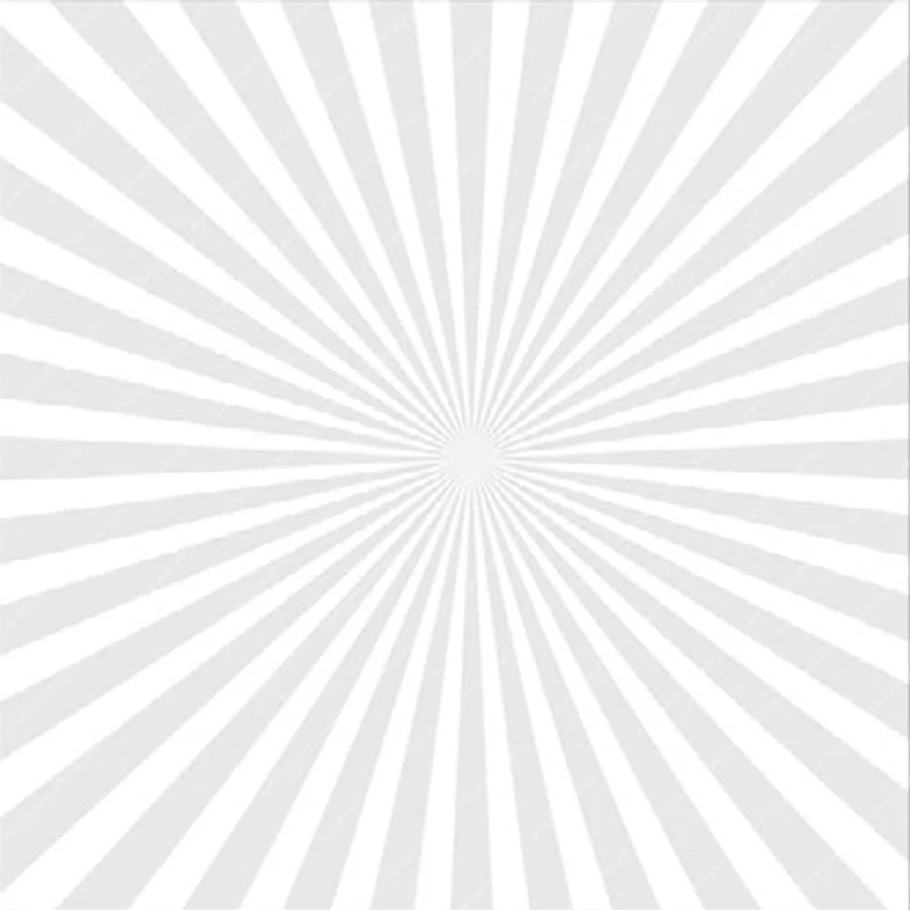 White Radiant Sunburst - Pillow Cover Backdrop