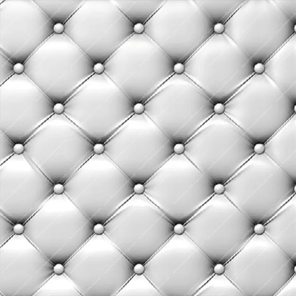 White Tufted Lounge – Pillow Cover Backdrop