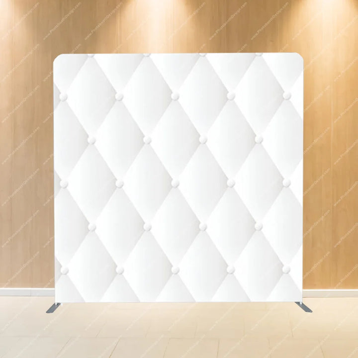 White Tufted Panels – Pillow Cover Backdrop