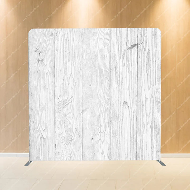 Whitewashed Wood Planks - Pillow Cover Backdrop