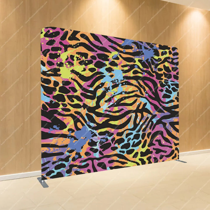 Wild Neon Safari - Pillow Cover Backdrop Backdrops