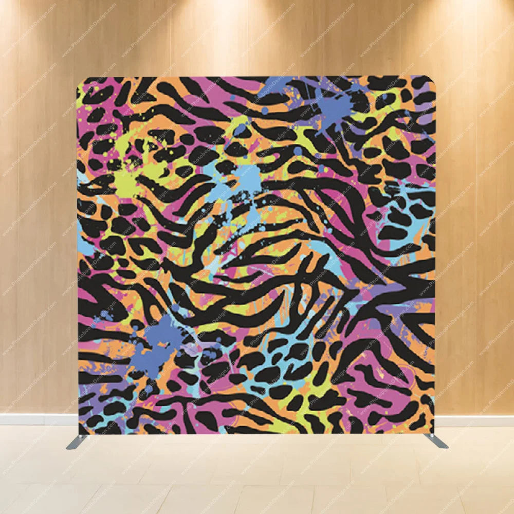 Wild Neon Safari - Pillow Cover Backdrop Backdrops