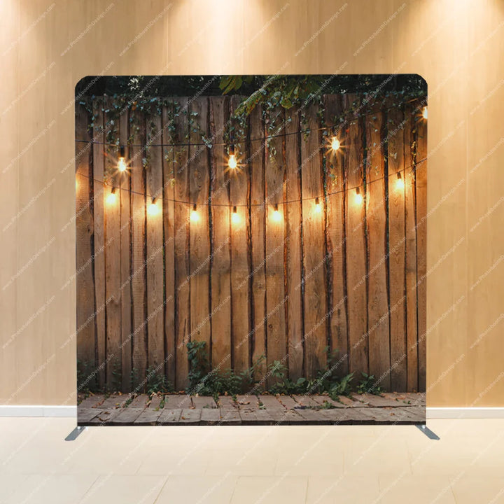 Wooden Deck Party - Pillow Cover Backdrop Backdrops