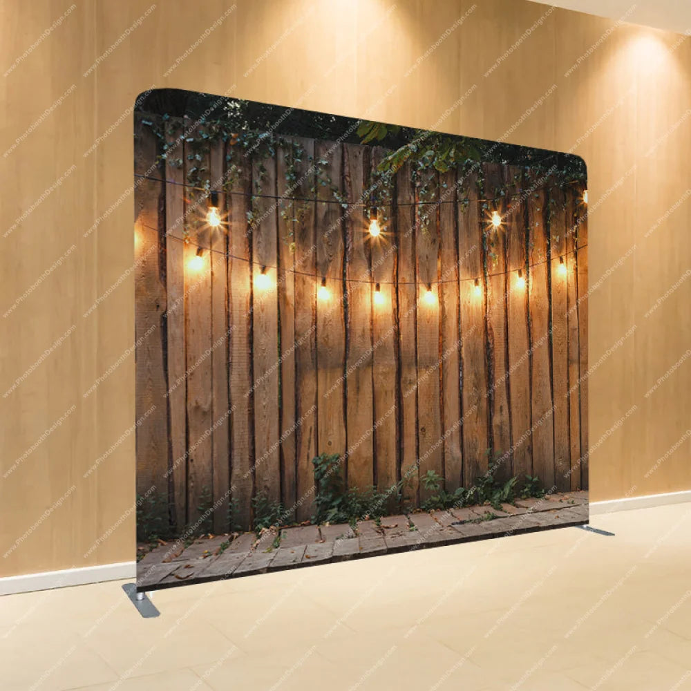 Wooden Deck Party - Pillow Cover Backdrop Backdrops