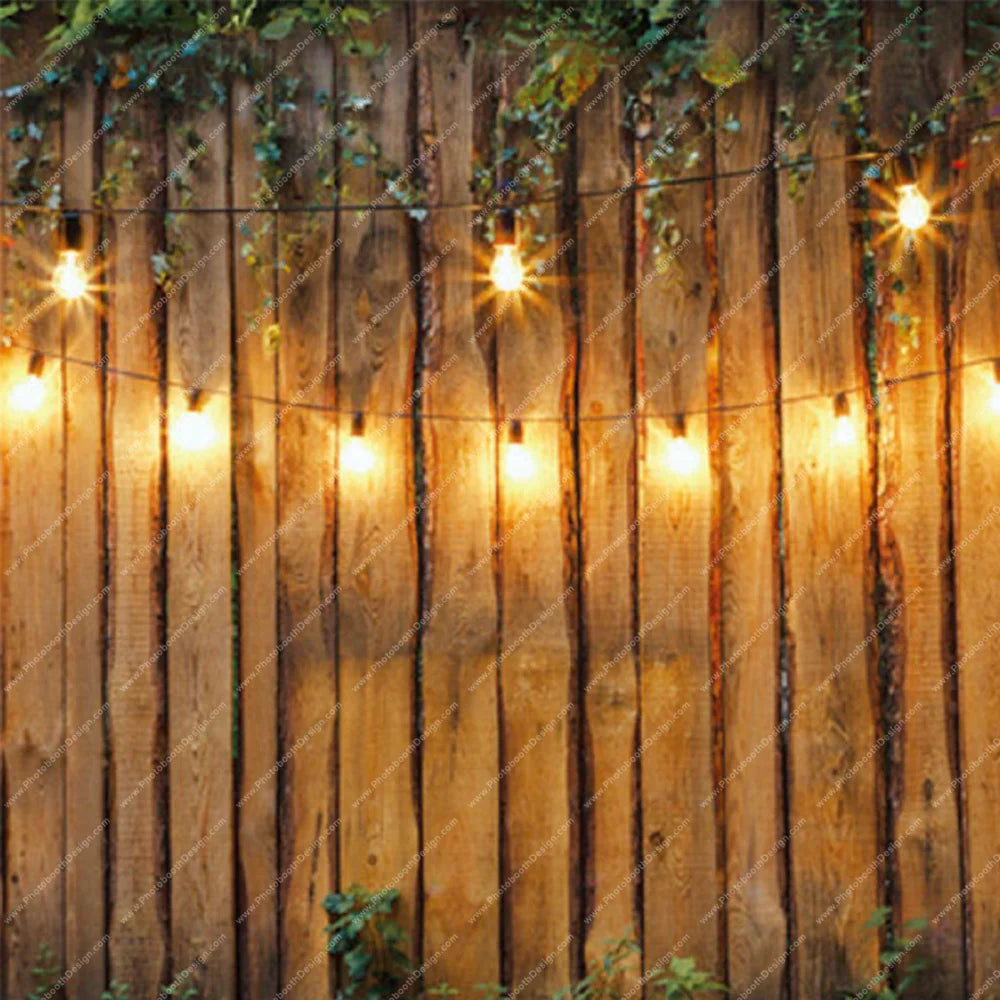 Woodland String Lights – Pillow Cover Backdrop