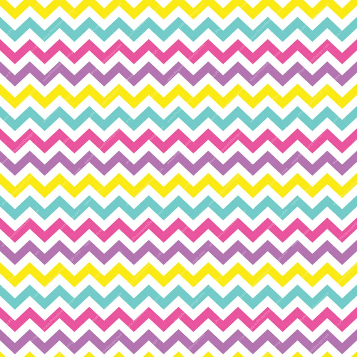 Zig Zag Chevron Unicorn - Pillow Cover Backdrop Backdrops